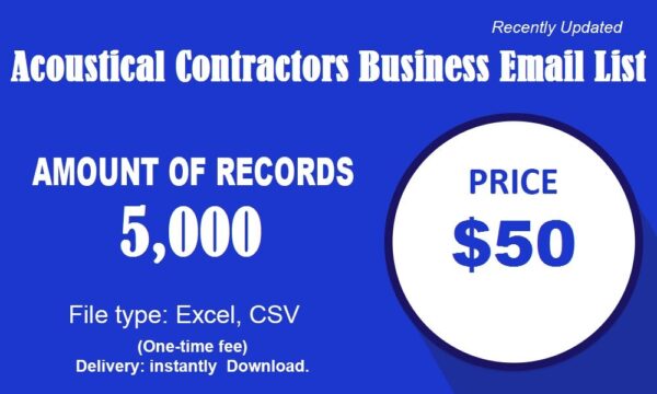 Acoustical Contractors Email