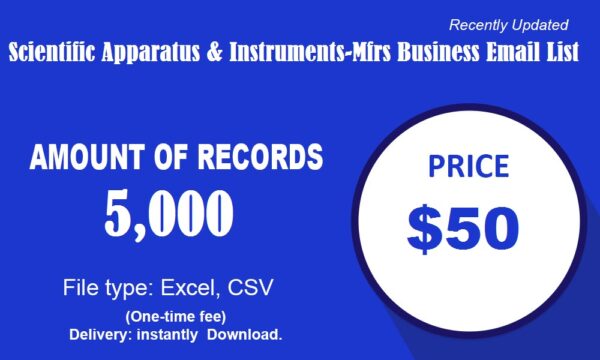 Scientific Apparatus & Instruments-Mfrs Email