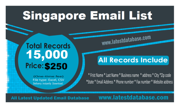 Singapore Business Email List