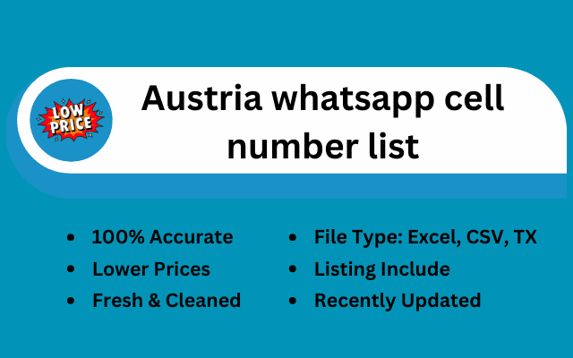 Austria whatsapp cell number list